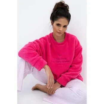 Dámská mikina Mikina Sensis Brooklyn - oversize Růžová M