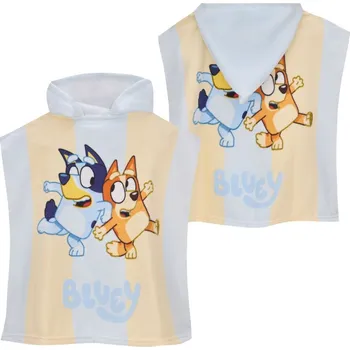 Dětské pončo mikrovlákno Bluey 50x100cm Faro