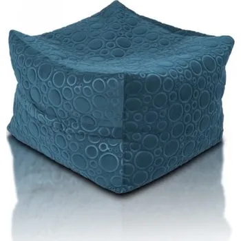 Sedací pytel Sedací vak taburetka CUBO Exclusive TiaHome Hnědá