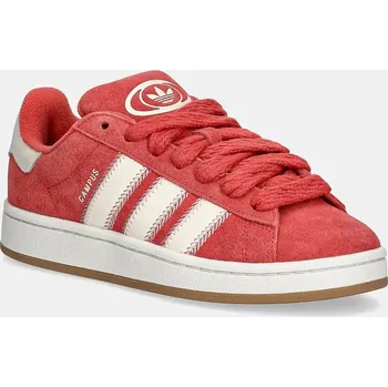 Dámské tenisky Semišové tenisky adidas Originals Campus 00S W JQ5805 červená 33X, EUR 37 1/3