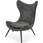 Relaxační křeslo ATLANTIS –? látka, antracit Halmar