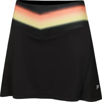 Dámská sukně Dámská tenisová sukně Fila Australian Open Freya Skort - black/sunset Černý (XS)