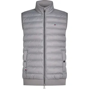 Pánská vesta Pánská tenisová vesta Tommy Hilfiger Mix Media Šedý (L)
