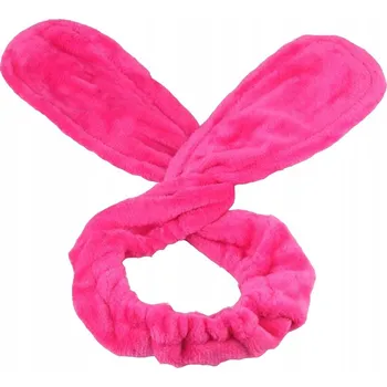 KOSMETICKÁ ČELENKA DO VLASŮ ZAJÍČEK KRÁLÍK RŮŽOVÁ