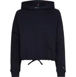 Dámská tenisová mikina Tommy Hilfiger Relaxed Polka Dot - desert sky polka dots Modrý, Vícebarevný (XL)