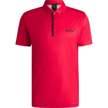 Pánské tenisové polo tričko BOSS Paddytech Pro Červený (M)