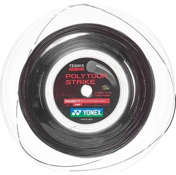 Struna na výplet tenisové rakety Tenisový výplet Yonex Poly Tour Strike (200 m) Černý (1.20 mm)