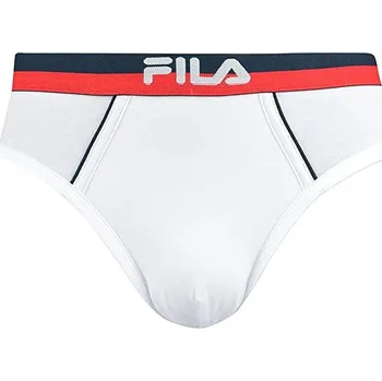Boxerky Pánské boxerky Fila Man Boxer 1P - white Bílý (S)