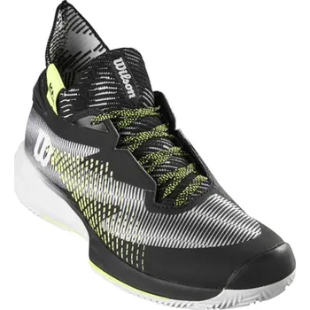 Pánská tenisová obuv Pánská obuv Wilson Kaos Rapide SFT Clay - white/black/safety yellow Černý (44)