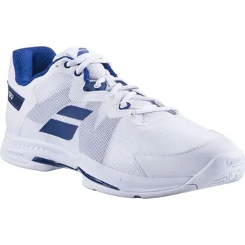 Pánská tenisová obuv Pánská obuv Babolat SFX3 All Court Men - white/navy Bílý, Modrý (44)