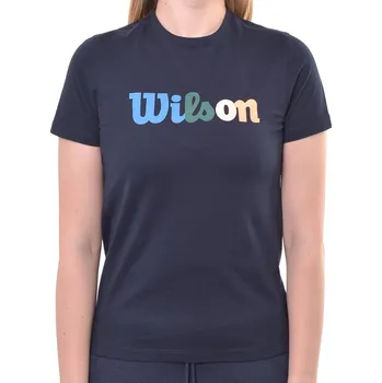 Dámské tričko Dámské tričko Wilson Heritage Modrý (L)