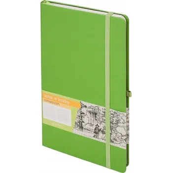 Sešit UNIVERZÁLNÍ KANCELÁŘSKÝ SEŠIT formát A5, ZELENÝ, BRULION do školy - SUPER