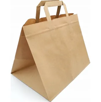 Obraz PAPÍROVÉ TAŠKY NA NÁKUPY ekologické s UCHEM 32x24,5x22 cm 25 kusů PAPYRUS