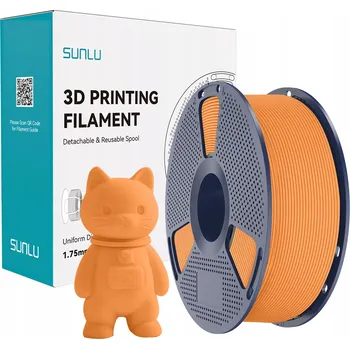 Filament FILAMENT SUNLU PLA Matte Oranžová / matná oranžová 1.75 mm 1kg