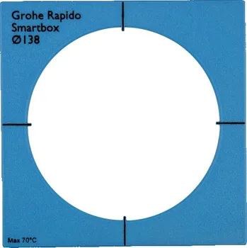 Šablona pro Grohe Rapido Smartbox 138mm