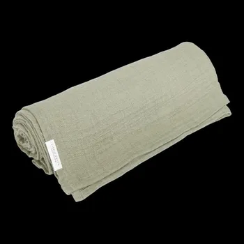 LITTLE DUTCH Osuška 120x120 cm mušelín Olive