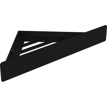 Držák na ručník Rea Rea, koupelnová police 285x145x40 mm, SF07, černá matná, REA-06012