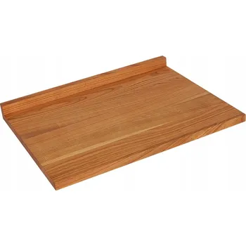 Kuchyňské prkénko VÁL DŘEVĚNÉ PRKÉNKO NA KRÁJENÍ Z TŘEŠŇOVÉHO DŘEVA S OKRAJEM 50x38 STABILNÍ