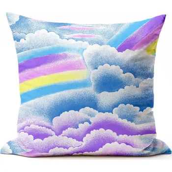 Povlak na polštářek Bavlněný povlak na polštář - Obláčky Zapínání: zip, Velikost polštáře: 40x40