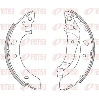 Brzdové pakny REMSA 4194.02