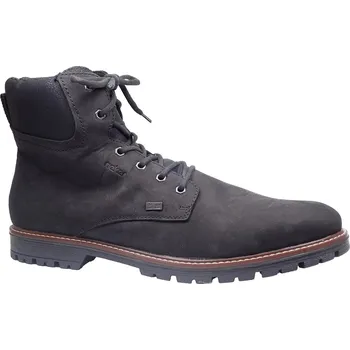 Pánské polobotky Zimní vycházková obuv, Rieker, černá: Černá Ano Nubuk, velur (semiš) 32,3 48 G - standardní šíře (27922-27923)