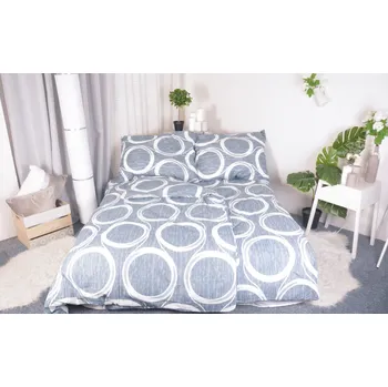 Povlečení Aaryans flanelové povlečení Carine modré 140x200/70x90cm