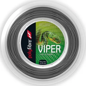 Struna na výplet tenisové rakety Tenisový výplet Polyfibre Viper (200 m) Šedý (1.15 mm)