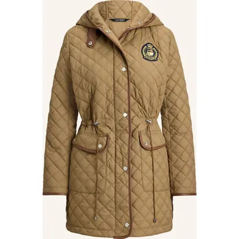 Dámský kabát Lauren Ralph Lauren Dámský Prošívaný Kabát, béžová, 34