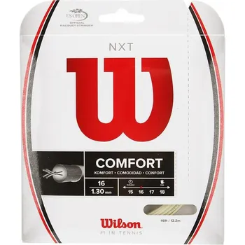 Struna na výplet tenisové rakety Tenisový výplet Wilson NXT (12,2 m) Přírodní (1.30 mm)