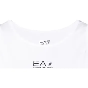 Dámský tenisový top EA7 Women Jersey Tank Bílý (XL)