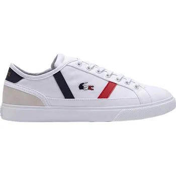Pánské tenisky Pánské tenisky Lacoste Sideline Pro TRI1232 - white/navy/red Bílý (46,5)