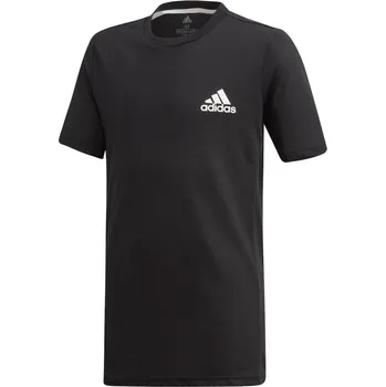Chlapecké tričko Chlapecká trička Adidas Boys Escouade - black/white Černý (128 cm)