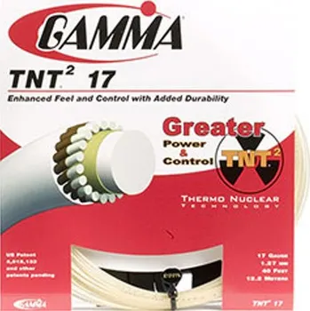 Struna na výplet tenisové rakety Tenisový výplet Gamma TNT2 (12.2 m) (1.32 mm)