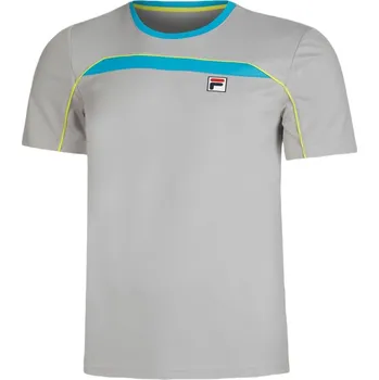 Pánské tričko Fila Austarlian Open Asher Crew - grey Šedý (XL)