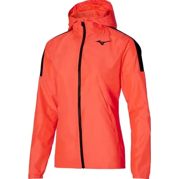 Pánská mikina Pánská tenisová mikina Mizuno Hoody Jacket - fierry coral Oranžový (L)