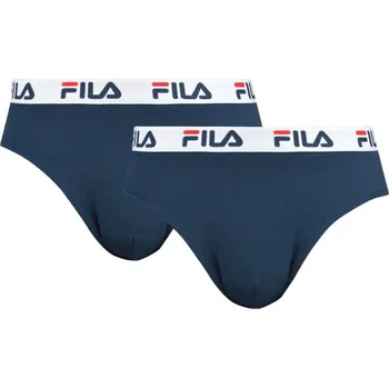 Boxerky Pánské boxerky Fila Man Brief 2 pack Modrý (M)