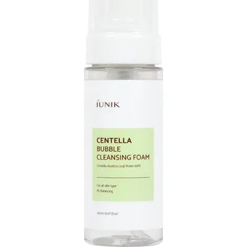 Odličovač iUNIK - Centella Bubble Cleansing Foam - Čisticí pěna s pupečníkem asijským - 150 ml