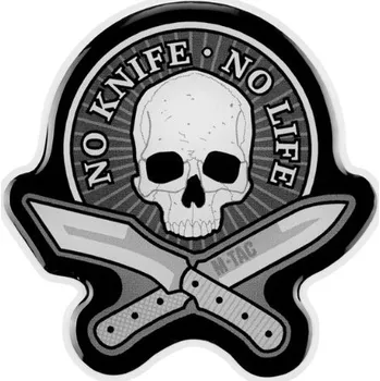 Samolepicí dekorace na vozidlo M-TAC 3D samolepka NO KNIFE - NO LIFE