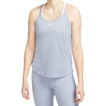 Dámský tenisový top Nike Dri-Fit One Elastika Standard Fit Tank Fialový (XL)