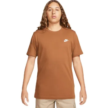 Pánské tričko Pánské tričko Nike Sportswear Club - light british tan Hnědý (S)