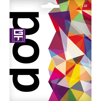 Struna na výplet tenisové rakety Tenisový výplet GT Pop (12 m) Bílý (1.25 mm)