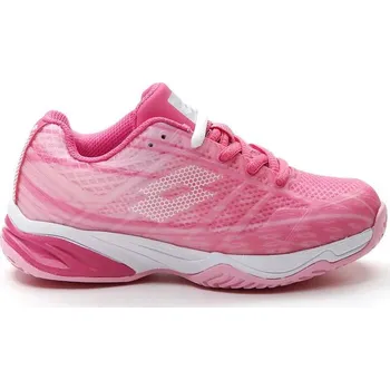 Dámská sálová obuv Juniorská obuv Lotto Mirage 300 All Round Junior - wild orchid/all white/pink Růžový (37)