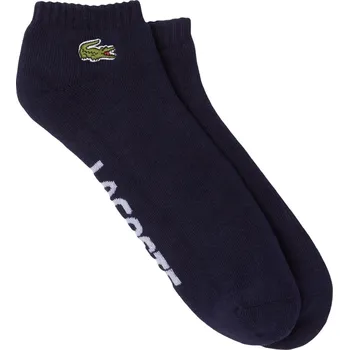 Pánské ponožky Ponožky Lacoste SPORT Branded Stretch Cotton Low-Cut Socks 1P Modrý (35-38)