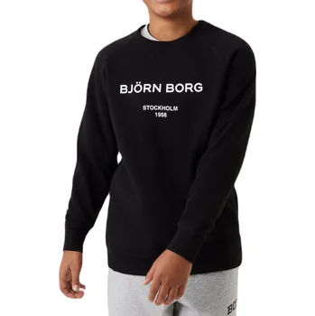 Chlapecká mikina Chlapecká mikina Björn Borg Borg Crew - black beauty Černý (170 cm)