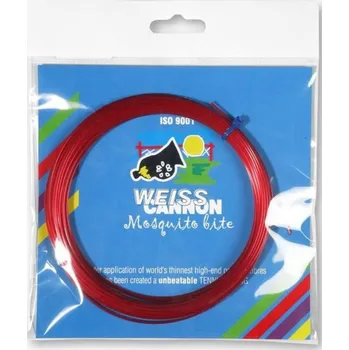 Struna na výplet tenisové rakety Tenisový výplet Weiss Cannon Mosquito bite (12 m) - red Červený (1.16 mm)