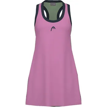 Dámské šaty Dámské tenisové šaty Head Play Tech - cyclame/celery green Růžový, Vícebarevný (XL)