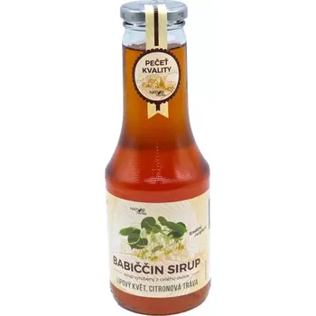 Sirup Babiččin sirup - lipový květ a citronová tráva
