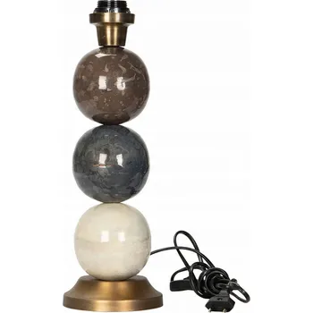 Lampička Stolní lampa Základna lampy Kule Multi Stone h39 Cm.