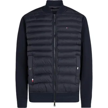 Pánský bomber Pánská tenisová bunda Tommy Hilfiger Mix Media Bomber Modrý (M)