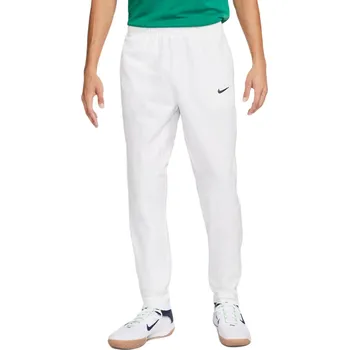 Pánské tenisové tepláky Nike Court Advantage Dri-Fit Tennis - white/black Bílý (M)